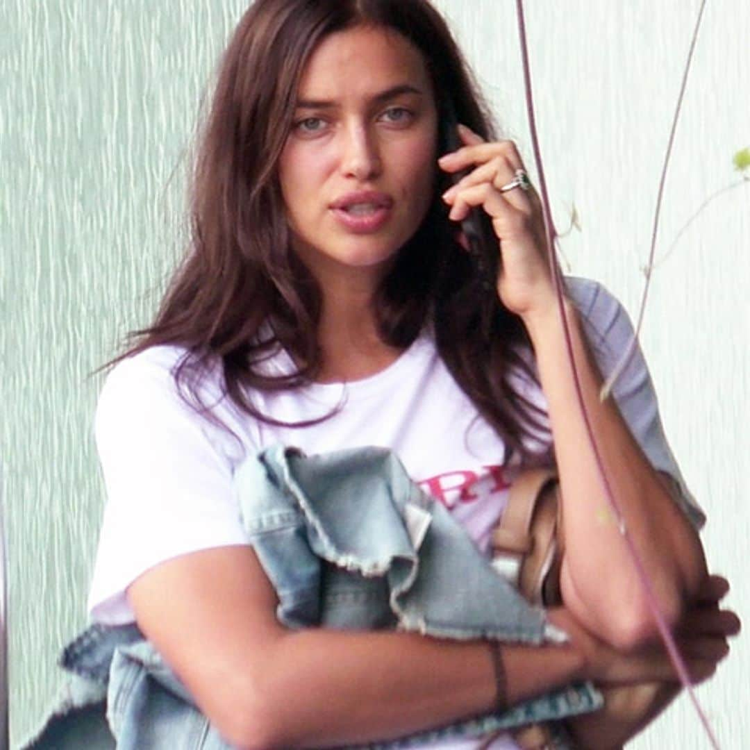 Irina Shayk y el misterioso mensaje de su camiseta, ¿a quién va dirigido?