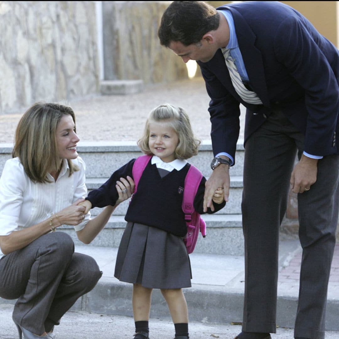 La princesa Leonor, a punto de comenzar una nueva etapa: recordamos su primer día de colegio