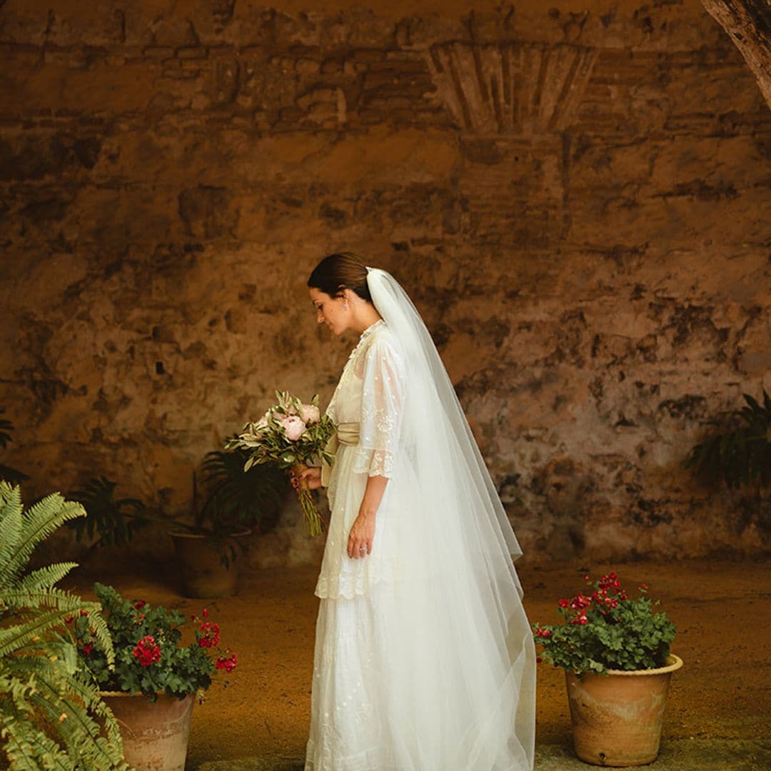 Lucía, la novia 'vintage' que se casó en Jerez de la Frontera