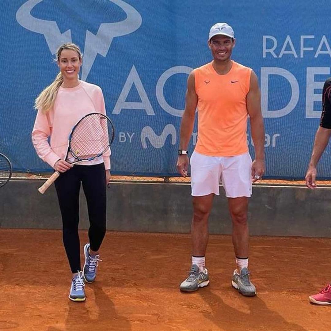 'Preparando el dobles de Roland Garros', el partido de Maribel y Rafa Nadal con Pablo López y su hermano