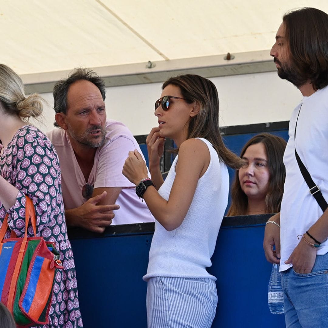 Ana Boyer, su suegro y sus cuñados, la mejor afición de Fernando Verdasco