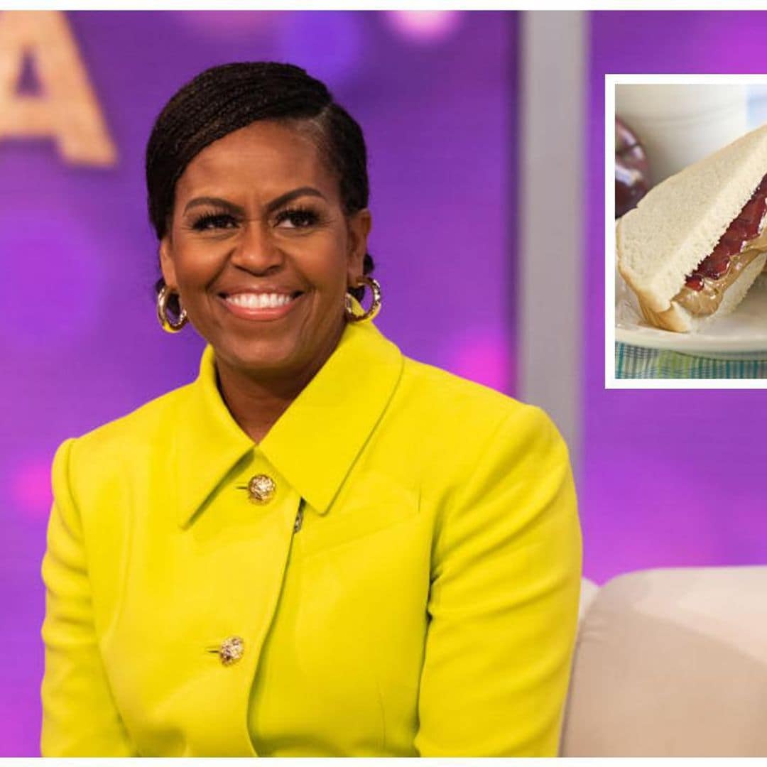 Michelle Obama: la fan número uno de los sándwiches de jalea y mantequilla de maní.