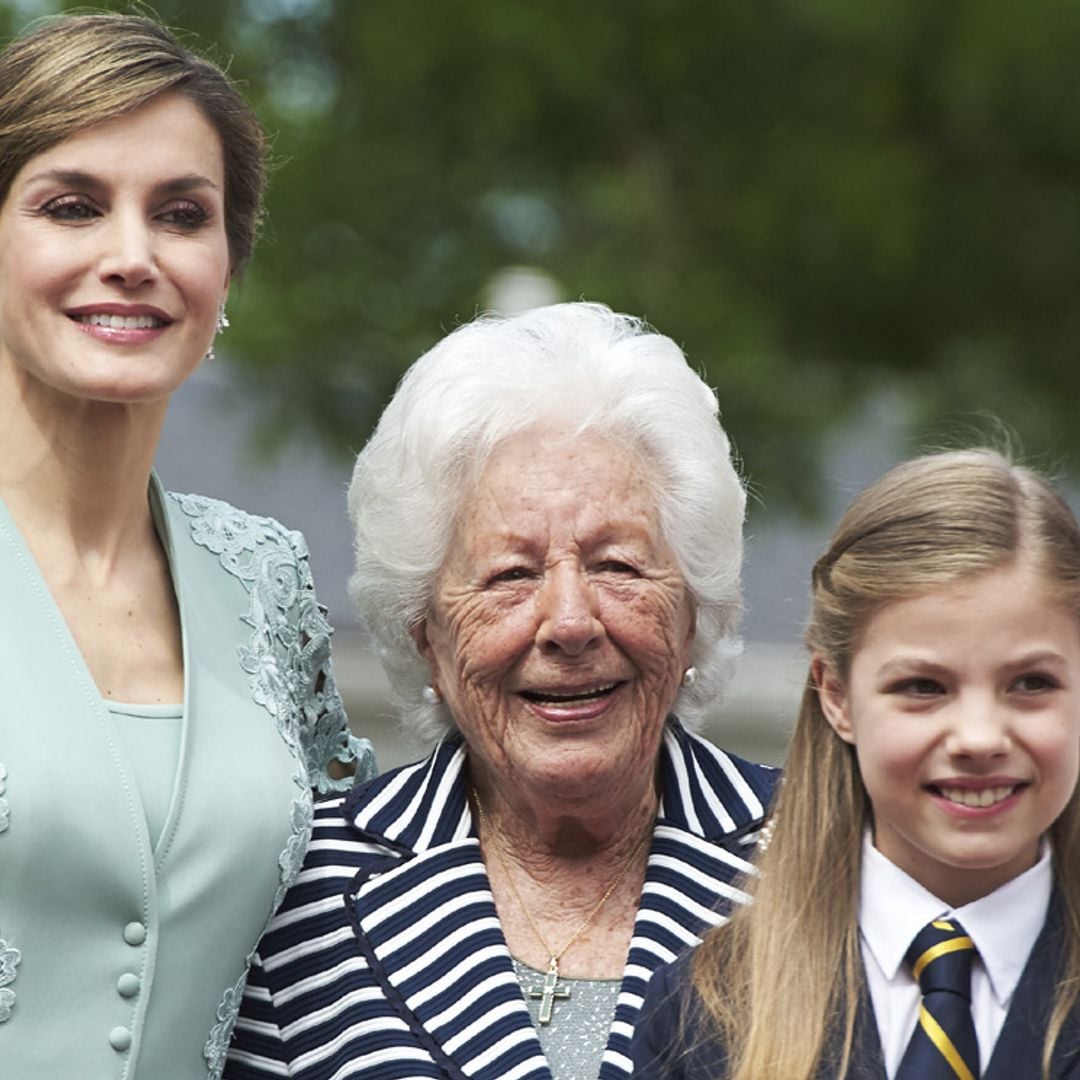 Menchu Álvarez del Valle, abuela de la reina Letizia: 'Para mí no cuenta el 'yo ya no puedo''