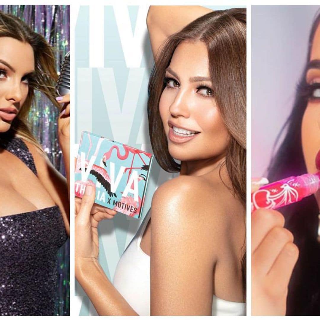 13 celebridades latinas que han lanzado su propia marca de maquillaje