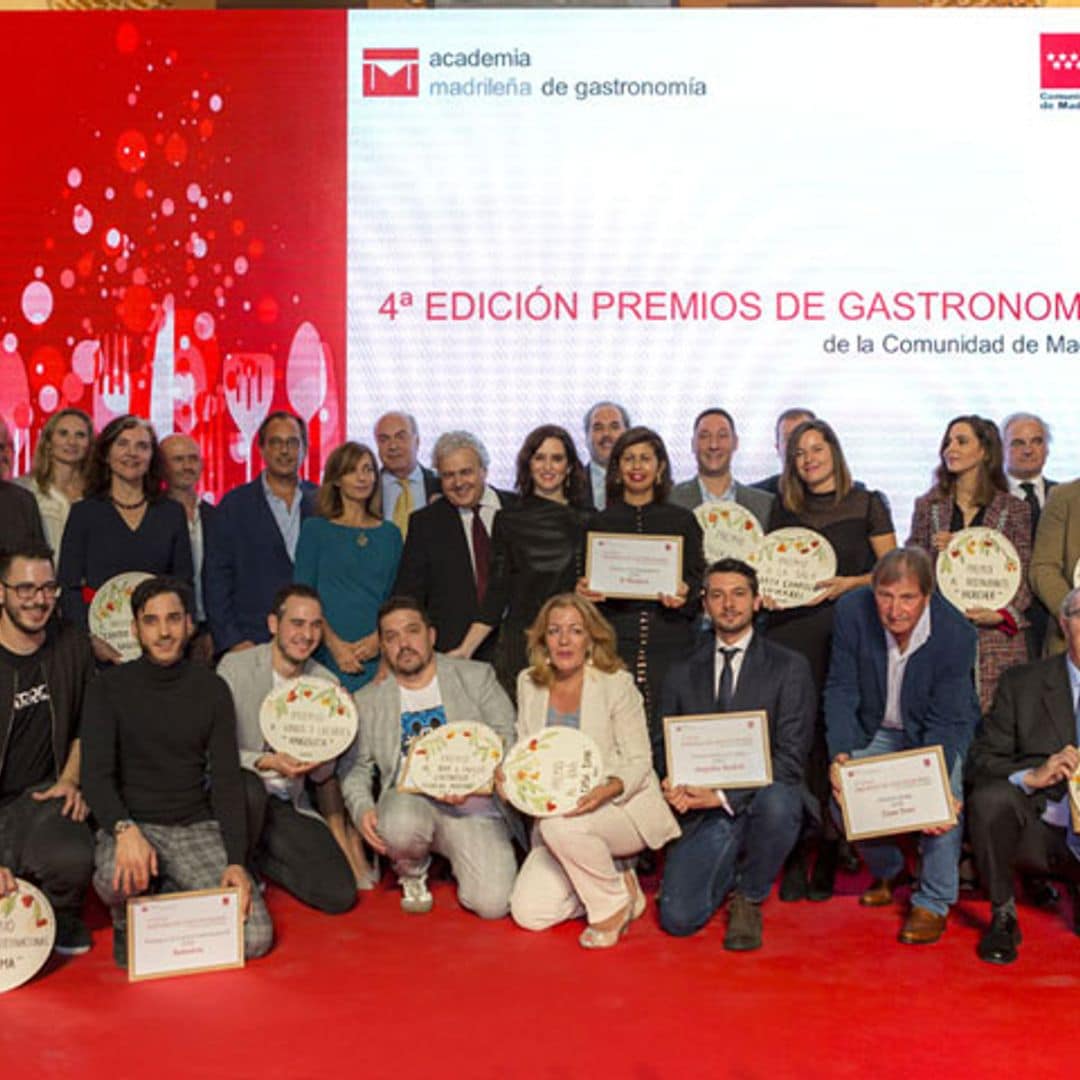 Estos son los premiados por la Academia Madrileña de Gastronomía