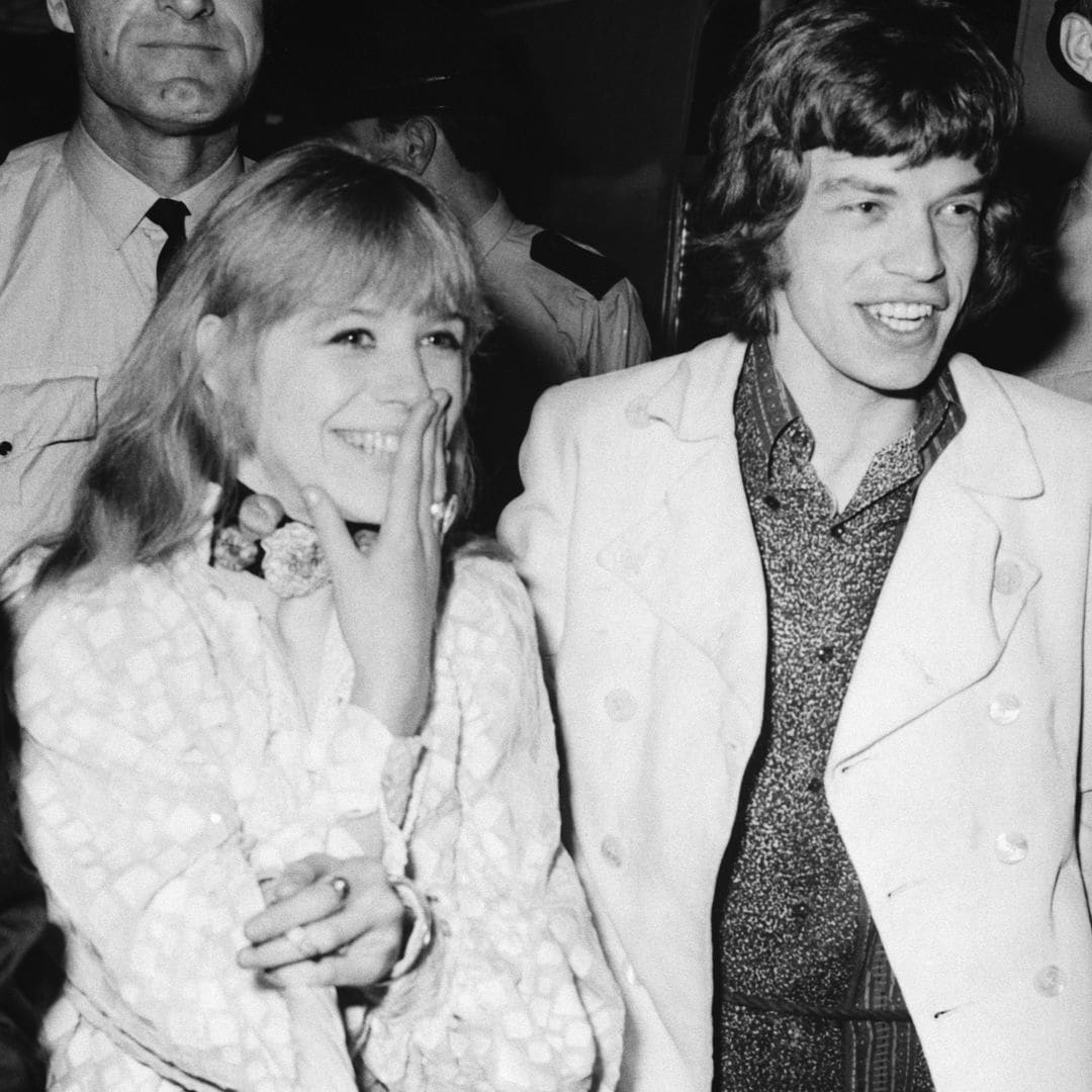 Mick Jagger, de luto por el fallecimiento de Marianne Faithfull, uno de sus grandes amores