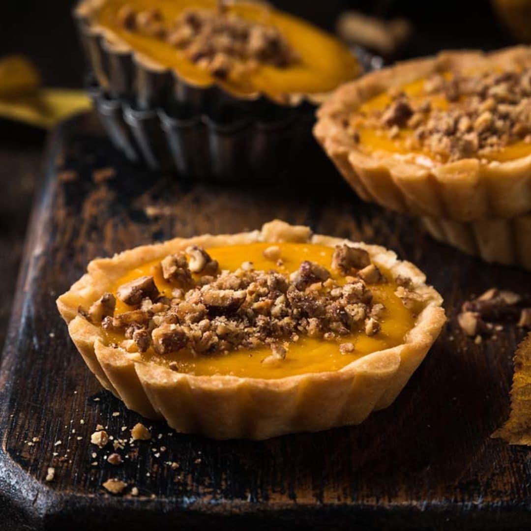 Tartaletas de calabaza con nueces