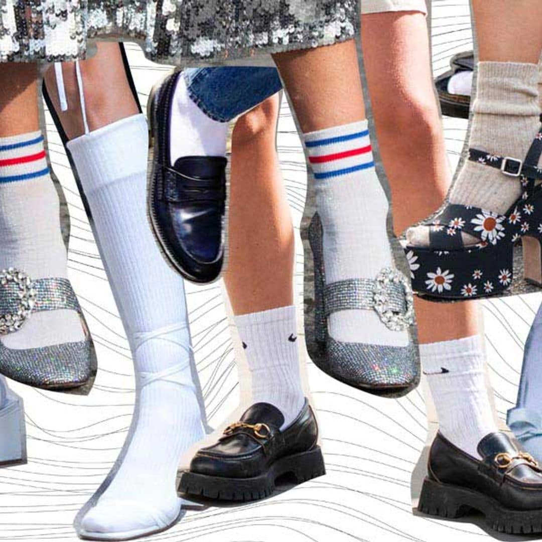 Calcetines blancos, el accesorio inesperado que transforma cualquier look