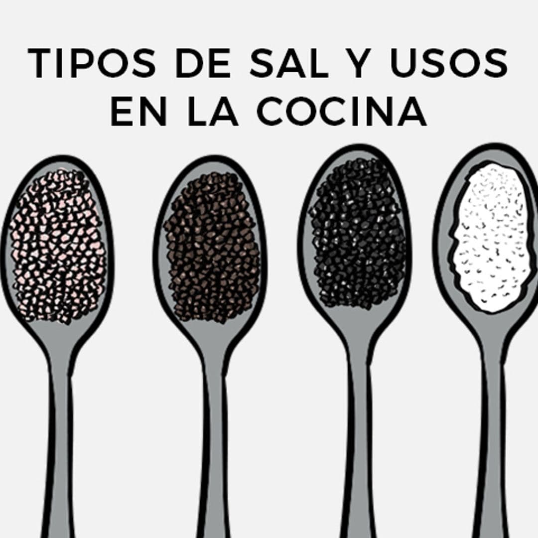 Te descubrimos seis tipos de sal y cómo usarlas en la cocina