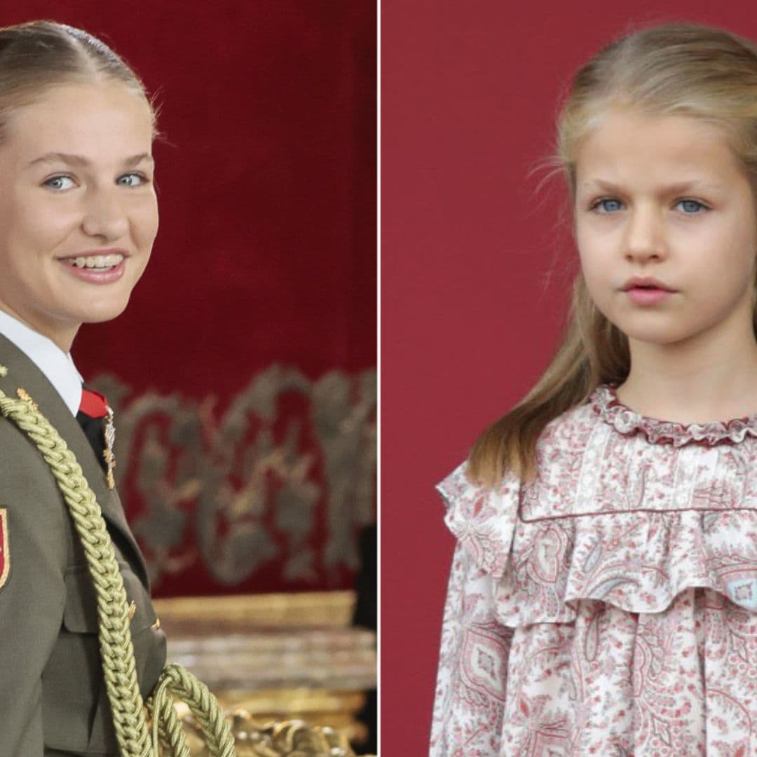 El gran cambio de la princesa Leonor en el Día la Hispanidad: de su primera vez a los 8 años a su aplaudido debut militar