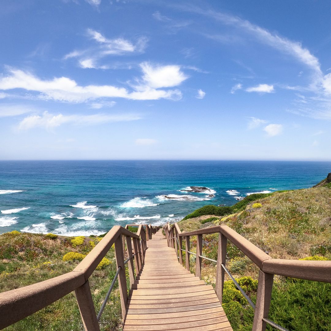 Praia da Carriagem en la Costa Vicentina, Algarve, Portugal