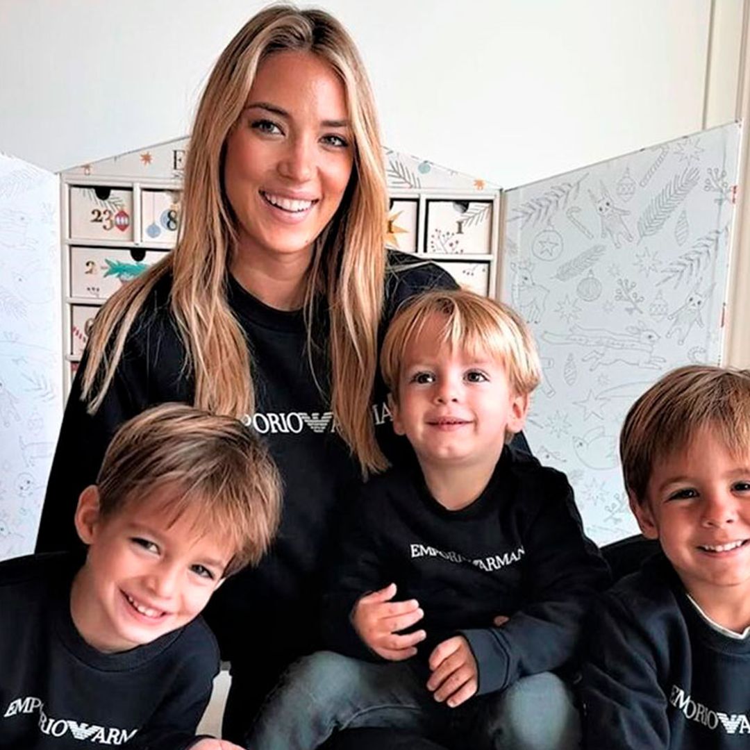 ¡Besos y muchos te quiero! Los hijos de Alice Campello protagonizan un tierno momento cuidando de su  hermanita