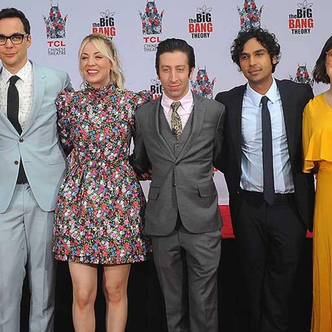 Kaley Cuoco y el elenco de 'The Big Bang Theory' en sus inicios