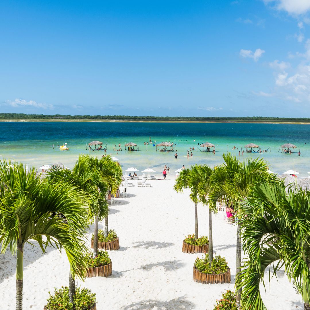 Lagoa Paraíso, en Jericoacoara, Ceará, Brasil