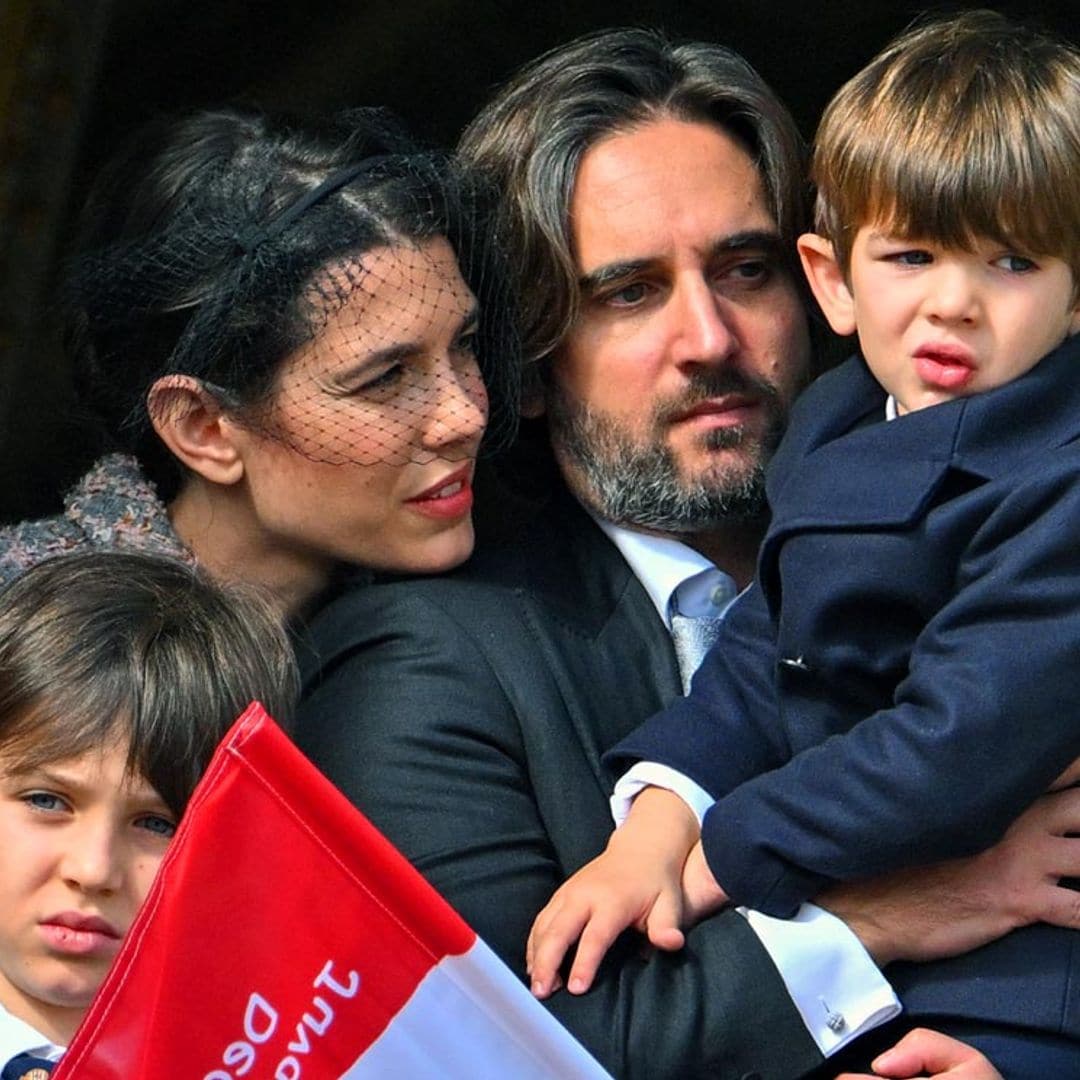 Dimitri Rassam, muy cariñoso con Carlota Casiraghi en su debut el día más importante para los Grimaldi