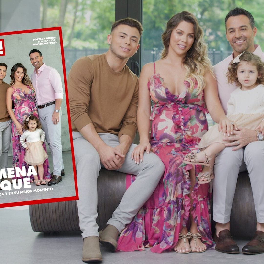 En exclusiva, Ximena Duque posa por primera vez y nos presume su tercer embarazo en familia