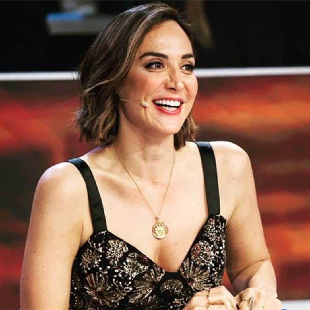 Tamara Falcó presenta en televisión su alternativa al vestido: un 'bustier' joya de Zara