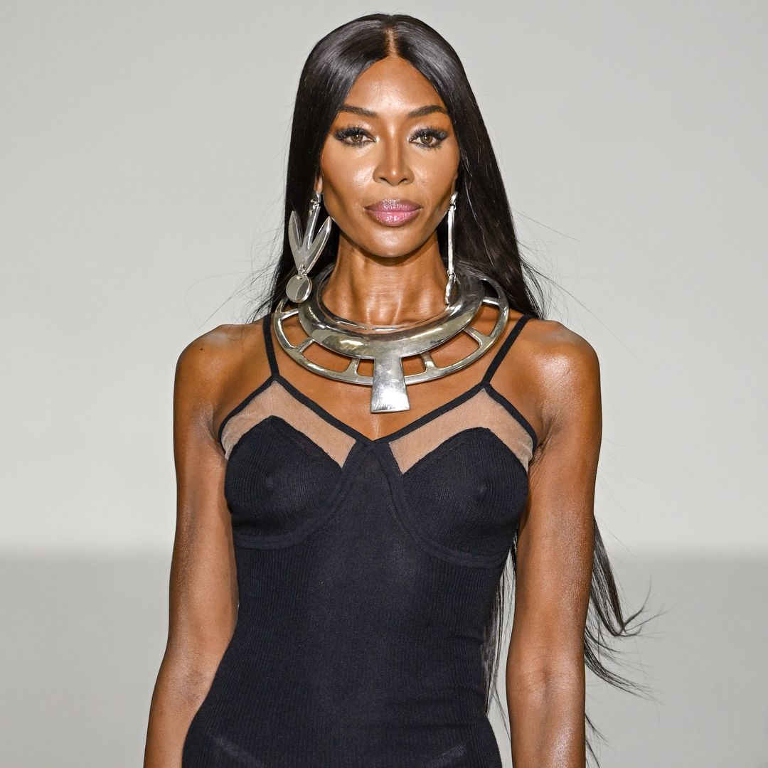 Naomi Campbell en el desfile de Duran Lantink