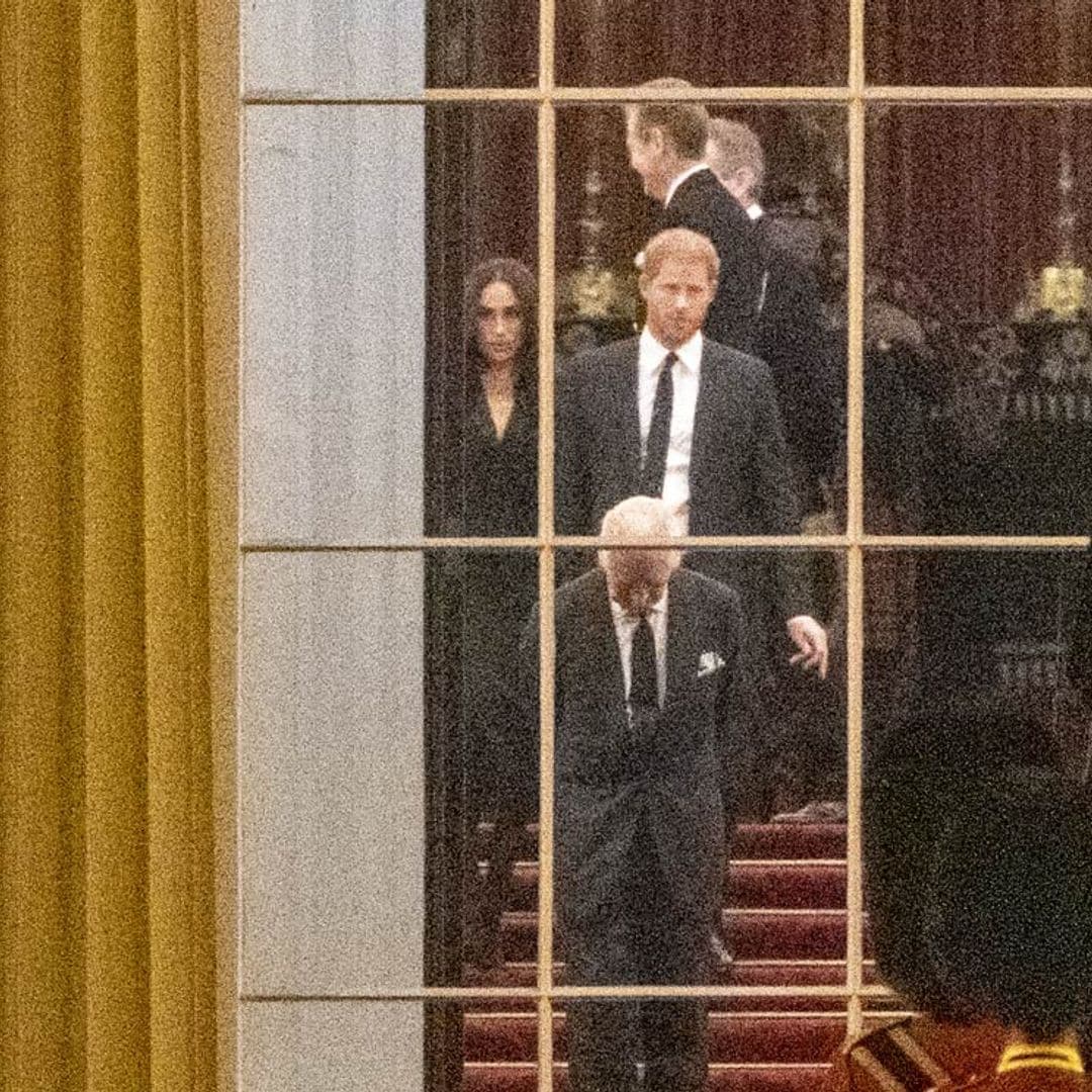 Primera imagen de Harry y Meghan con el rey Carlos III