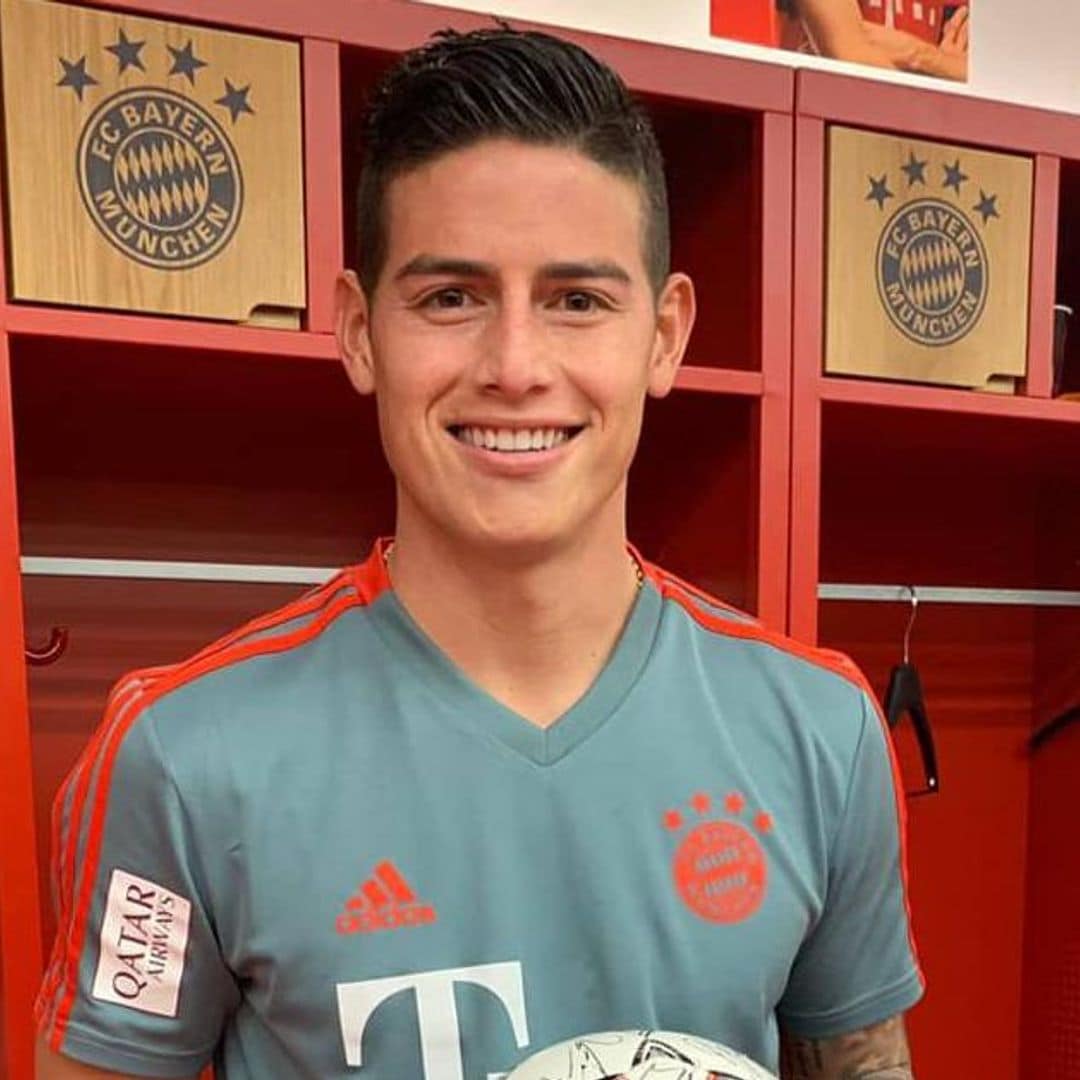 James Rodríguez comparte una nueva –y adorable—foto con su bebé Samuel