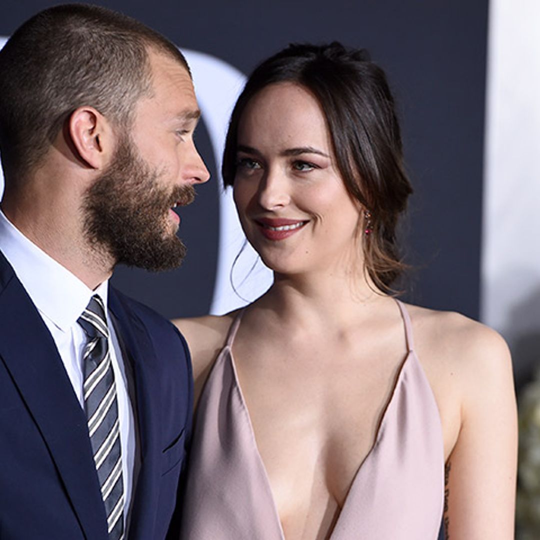 Jamie Dornan y Dakota Johnson, compañeros de rodaje y buenos amigos