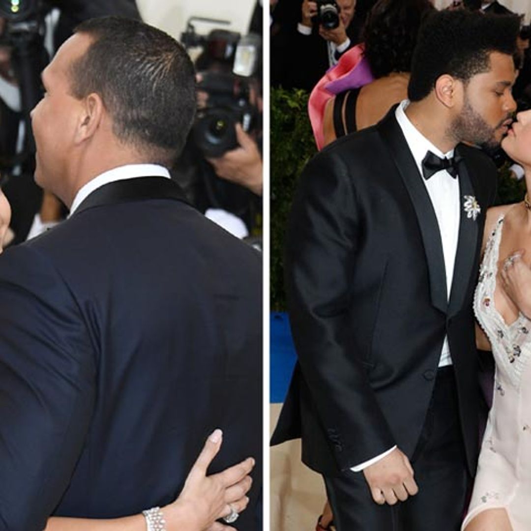 Selena Gomez y The Weeknd, Jennifer Lopez y Alex Rodriguez... A la Gala MET, mejor en pareja