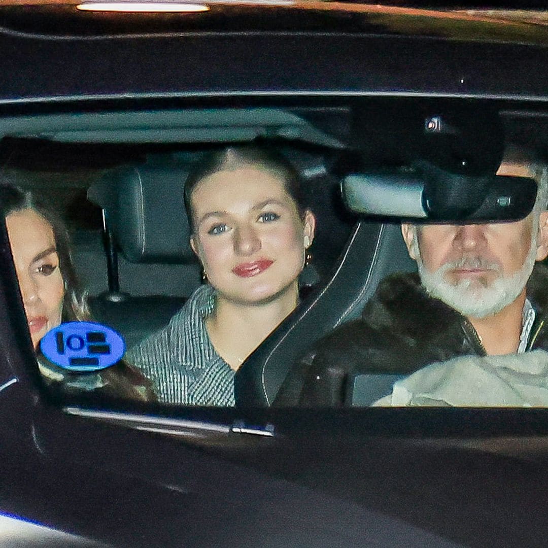 La Familia Real, roscón en casa de Jesús Ortiz junto a la madre y la hermana de doña Letizia