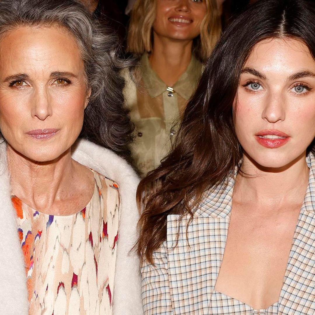 Andie Macdowell: una belleza natural, presume de su hija Rauney Qualley