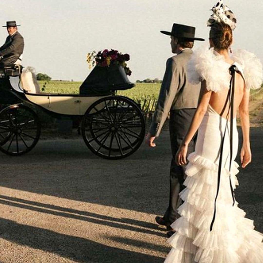 María de la Orden se casa entre viñedos tras una preboda de inspiración flamenca