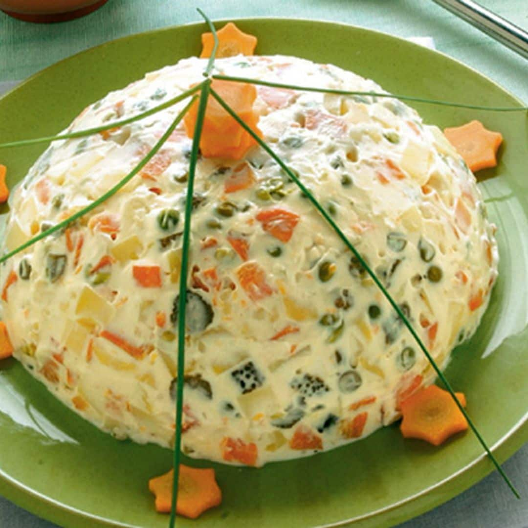 Cúpula de ensaladilla rusa