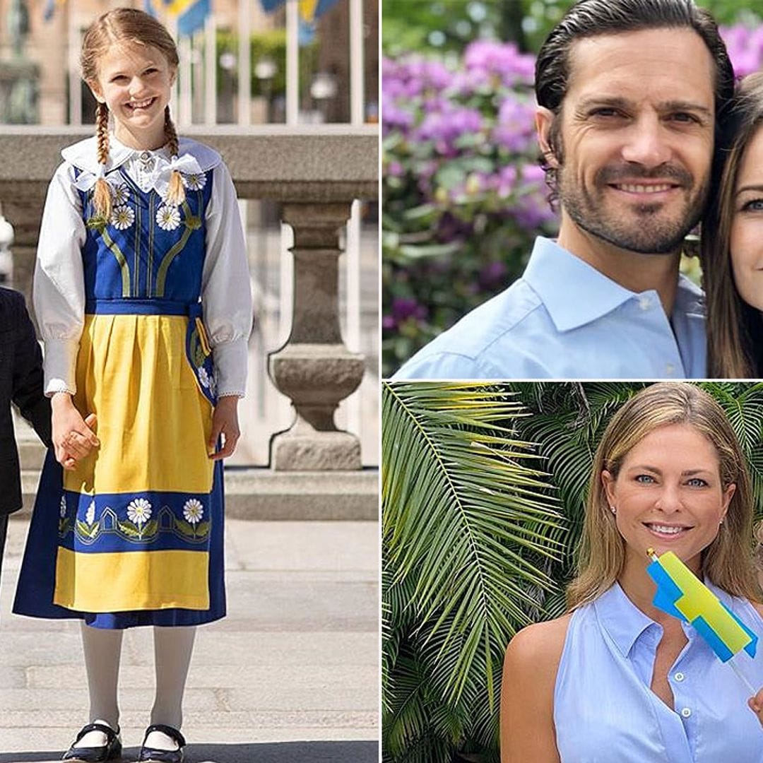 La Familia Real sueca se viste de azul y amarillo para celebrar un Día Nacional muy diferente