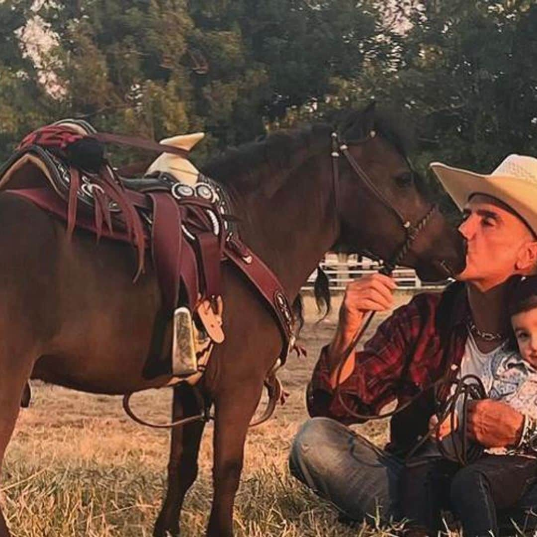 Alejandro Fernández y su especial día en familia en el rancho de su papá