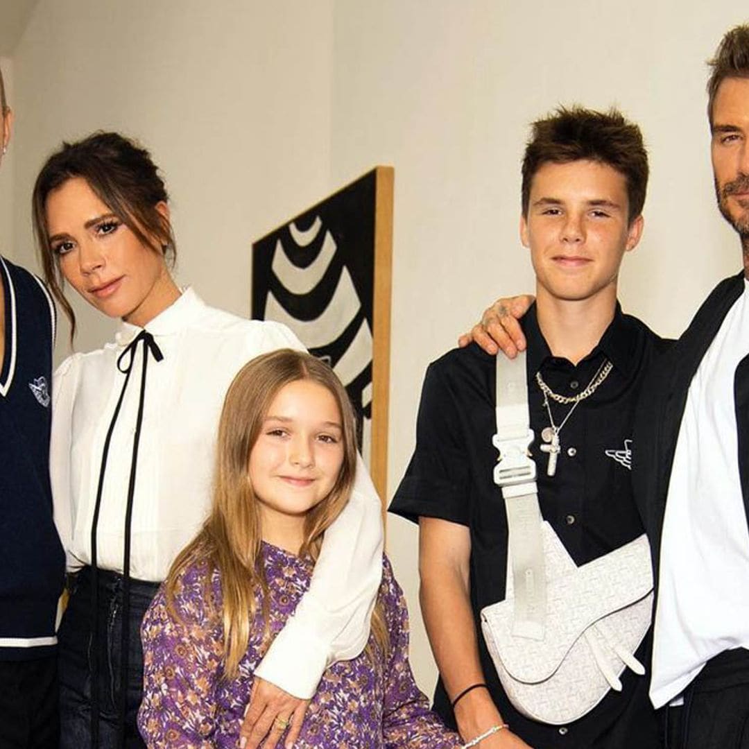 Los Beckham posan, con pijamas a conjunto, en la foto familiar más divertida de la noche