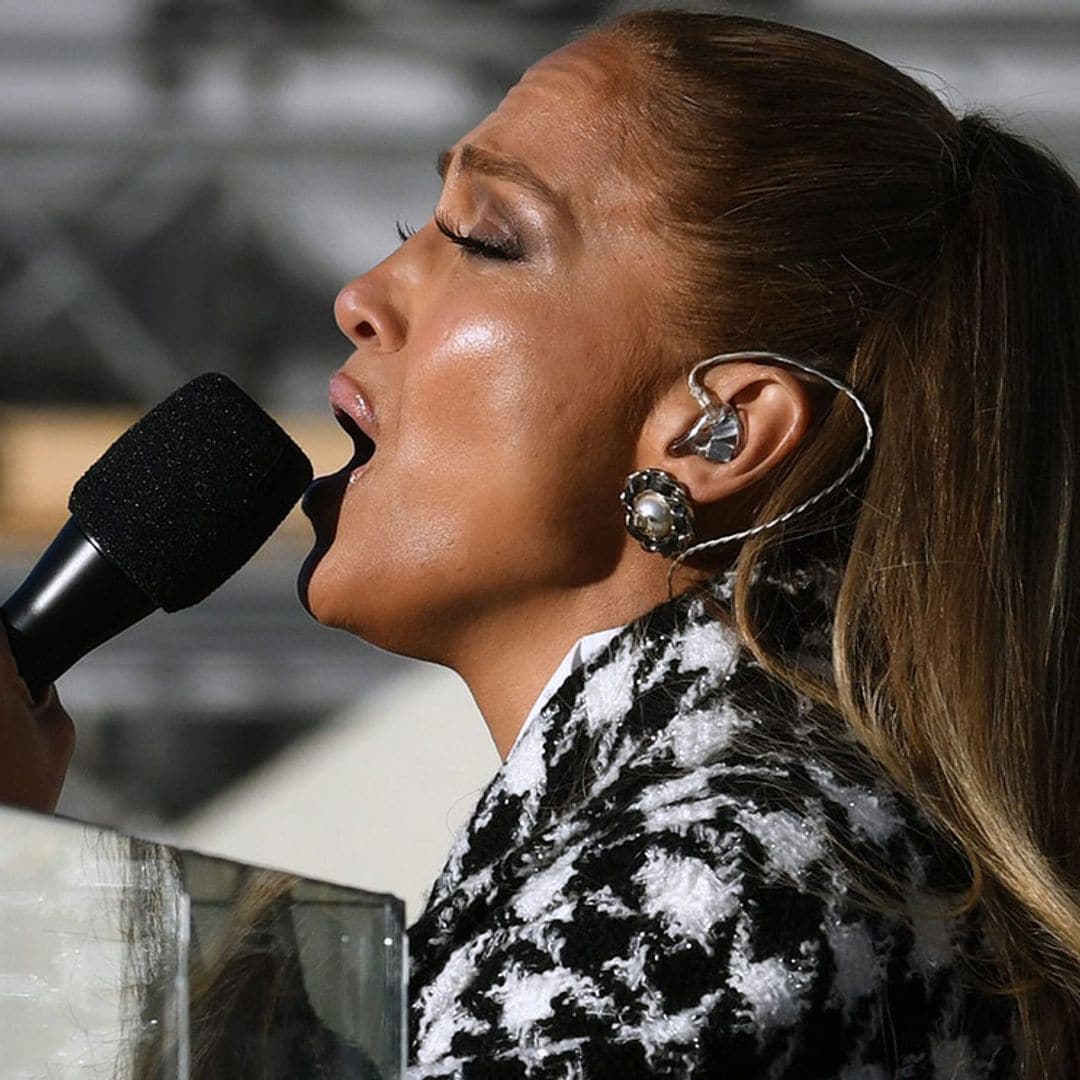 Jennifer Lopez, con los nervios a flor de piel en los ensayos previos a la toma de posesión de Joe Biden