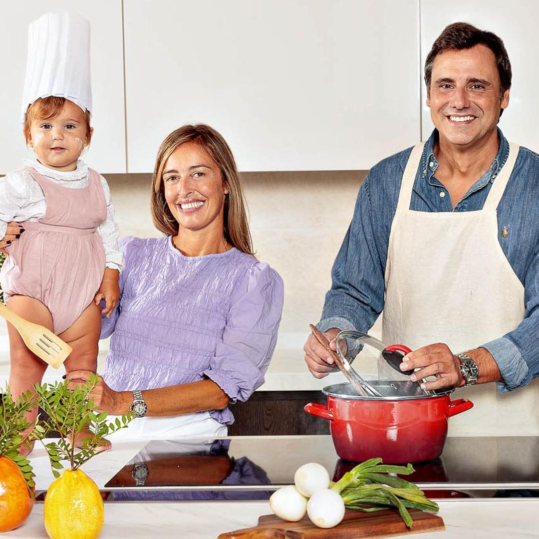 Ion Aramendi nos sorprende como ‘chef’ con las dos mujeres de su vida