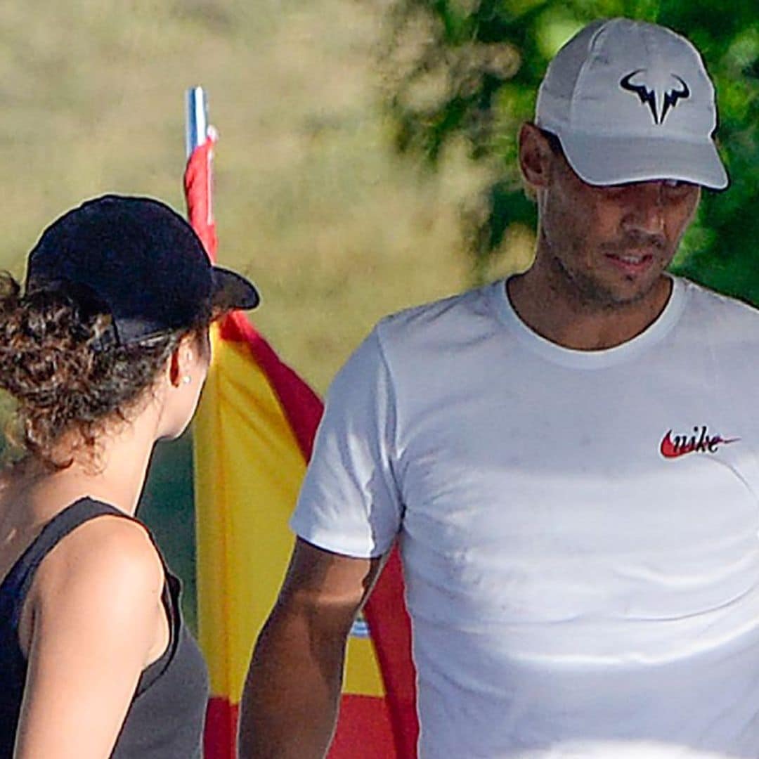 Rafa Nadal y Mery Perelló disfrutan de la primera travesía a bordo de su nuevo catamarán