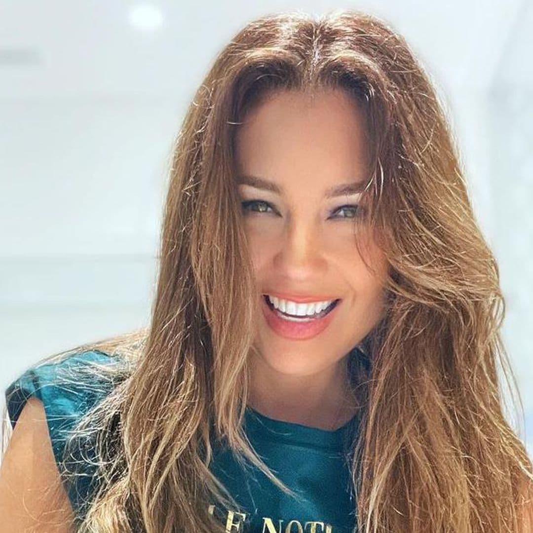 Thalía hace realidad un sueño de su infancia con un mensaje de su ídola