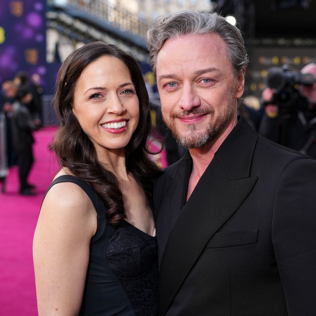 Lisa Liberati and James McAvoy attend the EE BAFTA Film Awards 2025 at The Royal Festival Hall on February 16, 2025 in London, England. (Photo by Scott Garfitt/BAFTA via Getty Images)