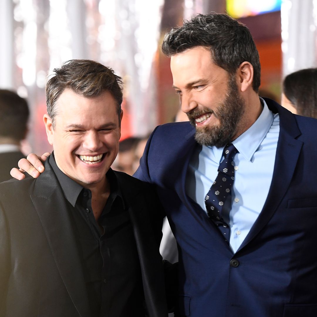 Matt Damon y Ben Affleck en un estreno en Hollywood en enero de 2017