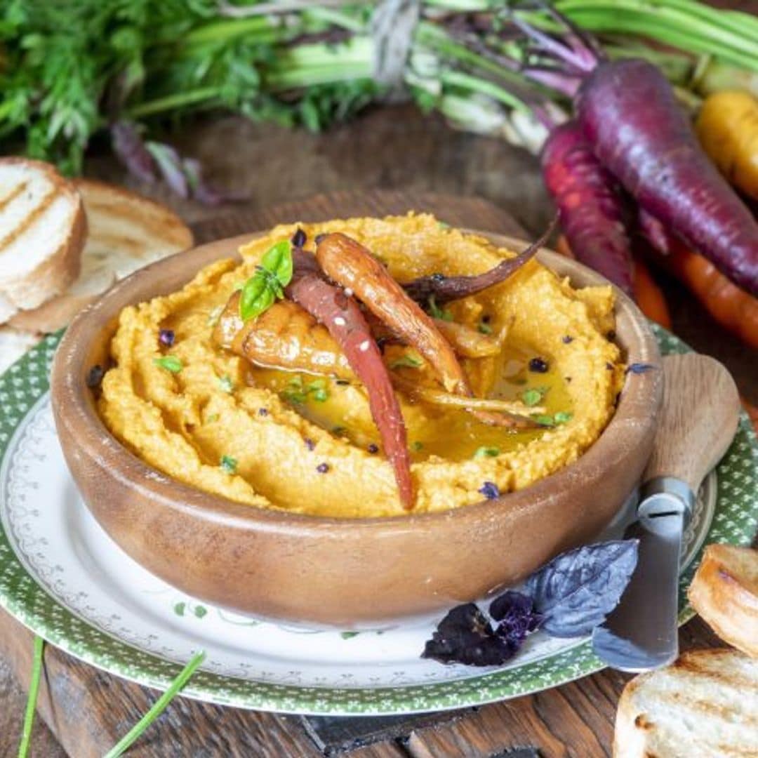 Hummus de zanahoria