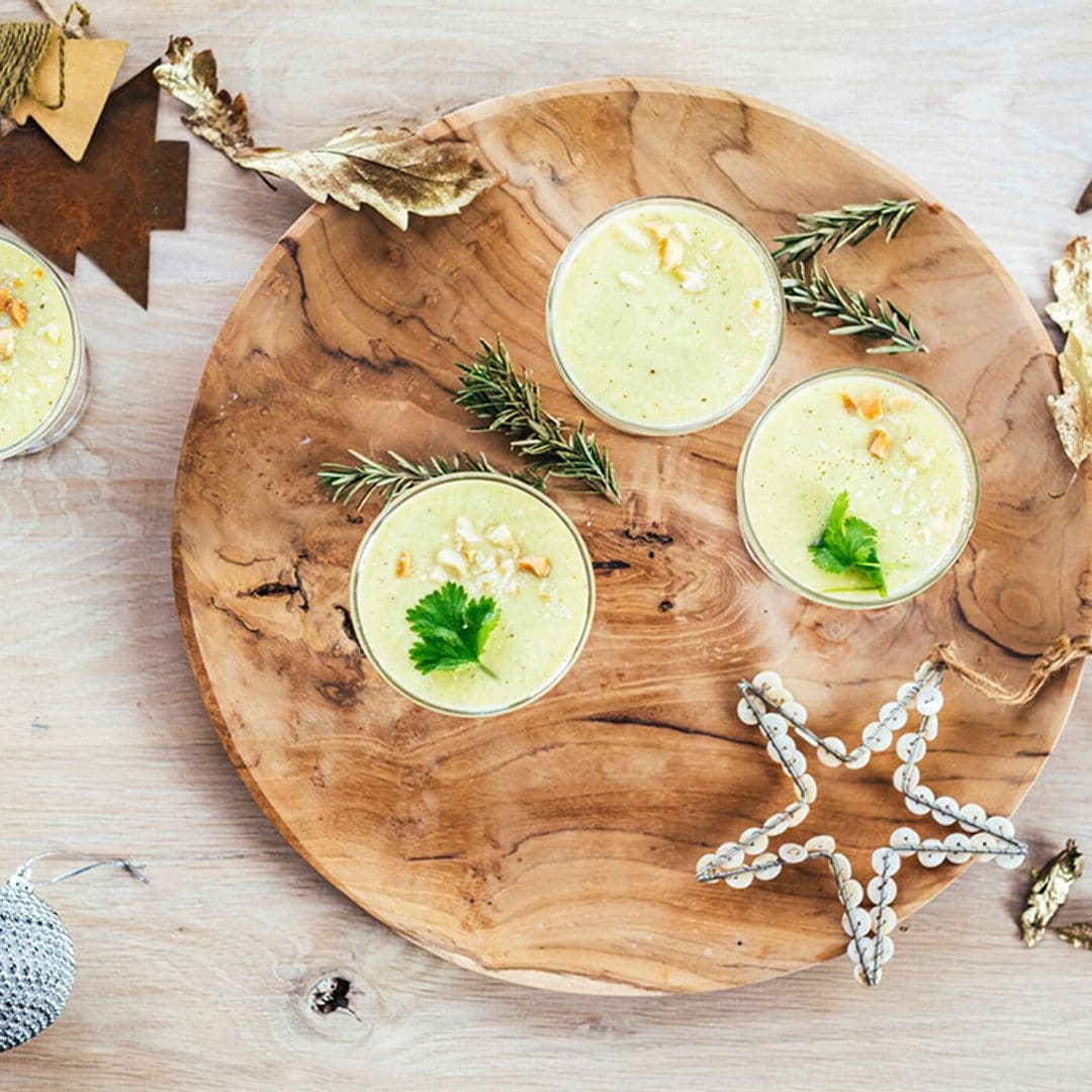 Crema fría de pepino con almendra