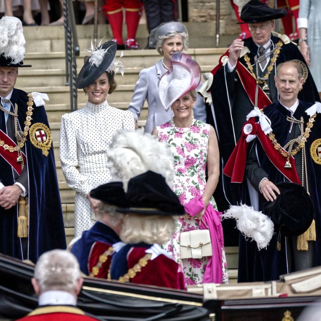 Emoción y orgullo en el primer desfile de la Orden de la Jarretera con Carlos III y Camilla como Reyes