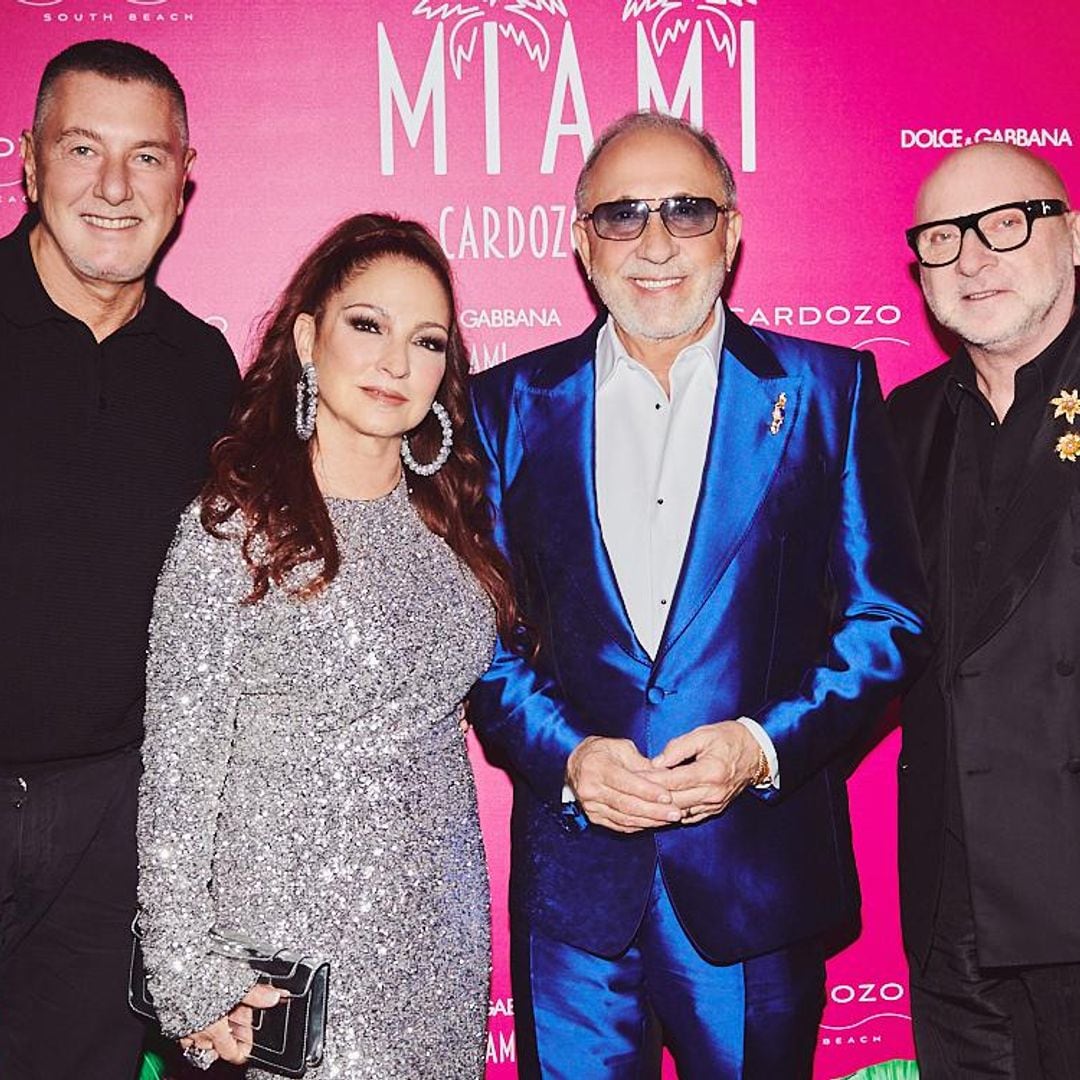 stefano gabbana gloria estefan emilio estefan y domenico dolce