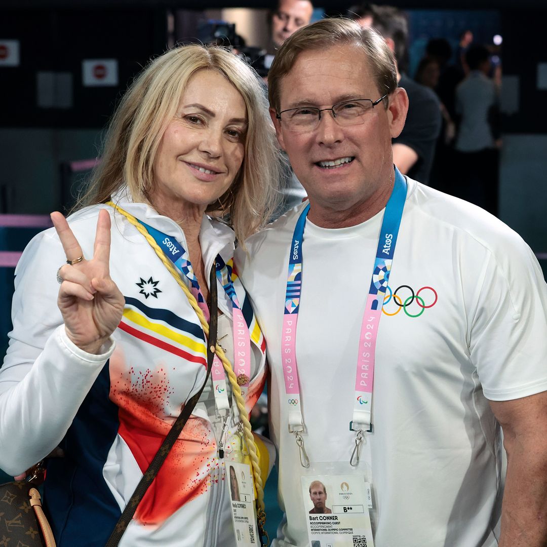 Nadia Comaneci y su marido, Bart Conner