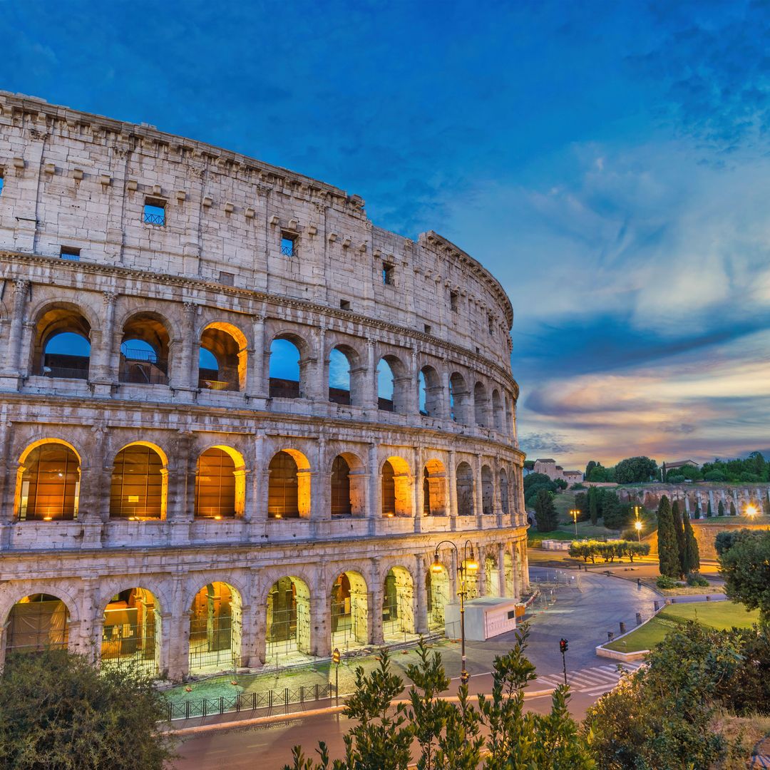 Coliseo de noche, Roma