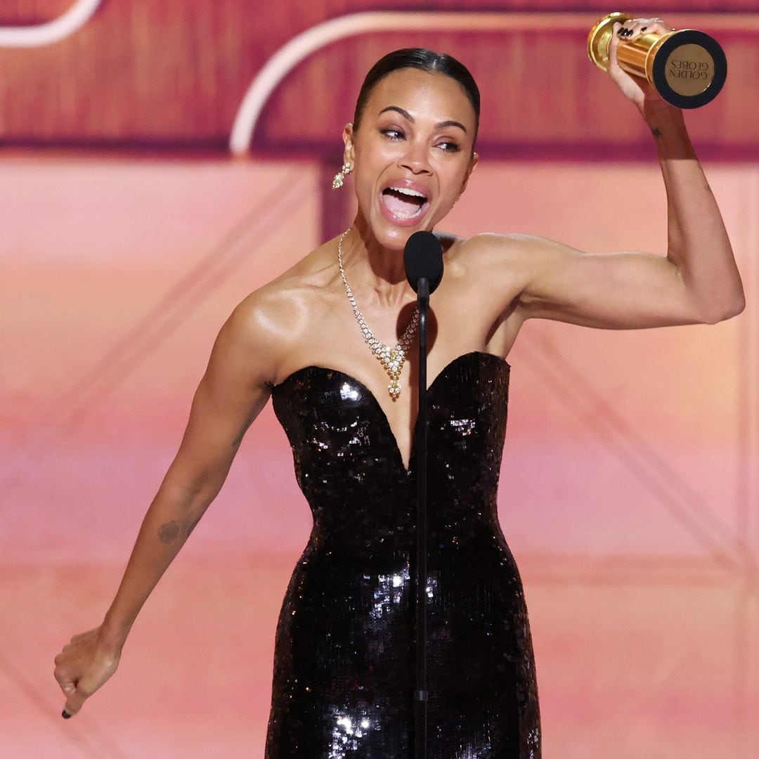 Zoe Saldaña obtiene su primer Golden Globe como mejor actriz de reparto