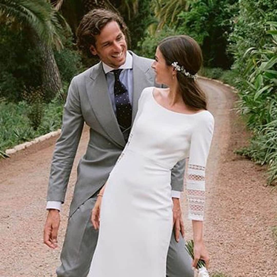 Todos los detalles del vestido de novia de Sandra Gago en su boda con Feliciano López