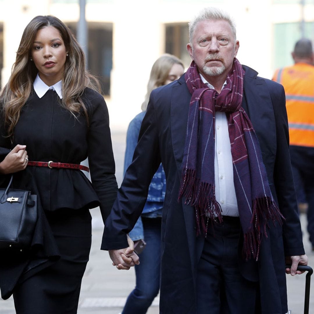 Boris Becker, arropado por su pareja, comparece ante la justicia en un Tribunal de Londres