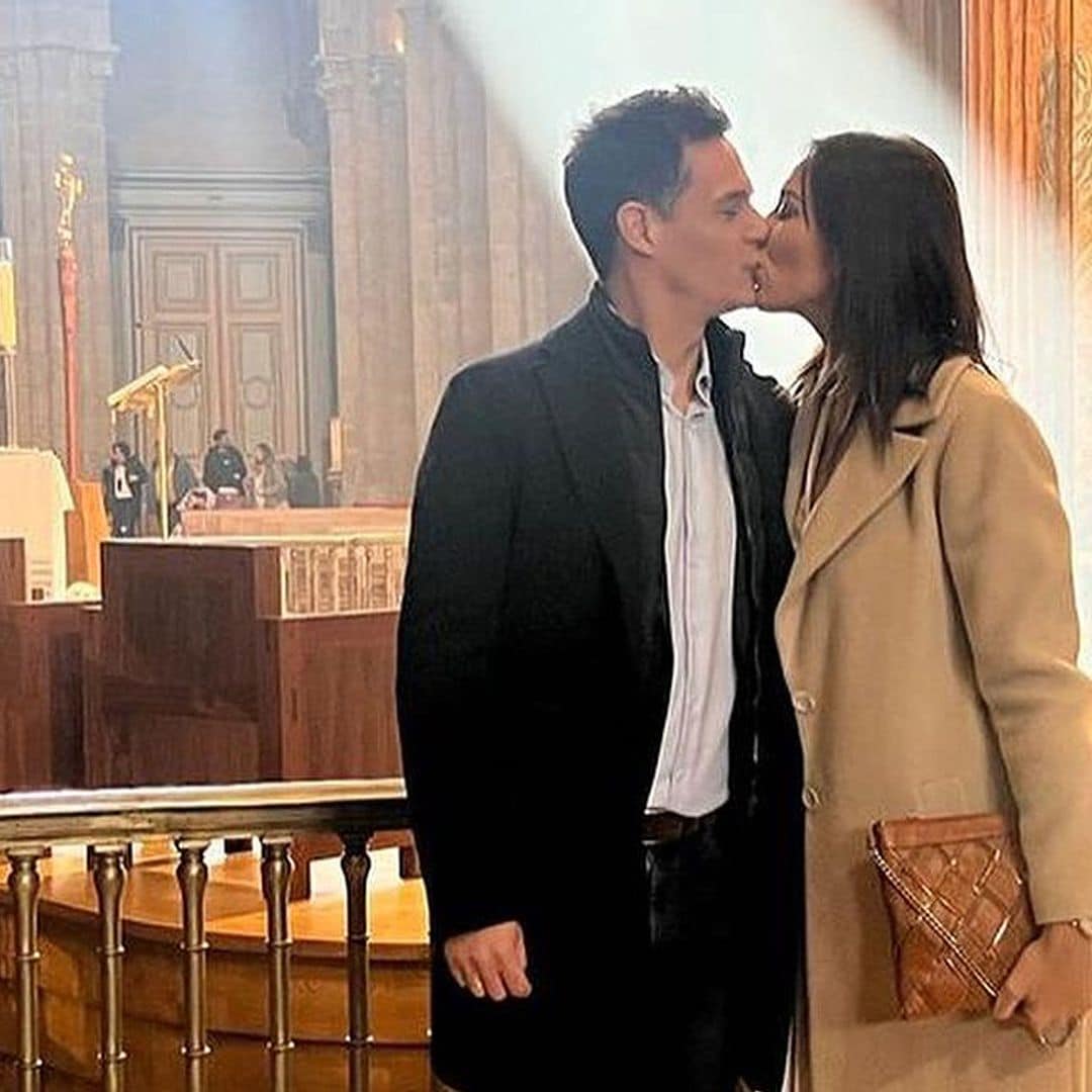 Patricia Pardo, anfitriona de Christian Gálvez en Santiago cuando celebran su primer aniversario