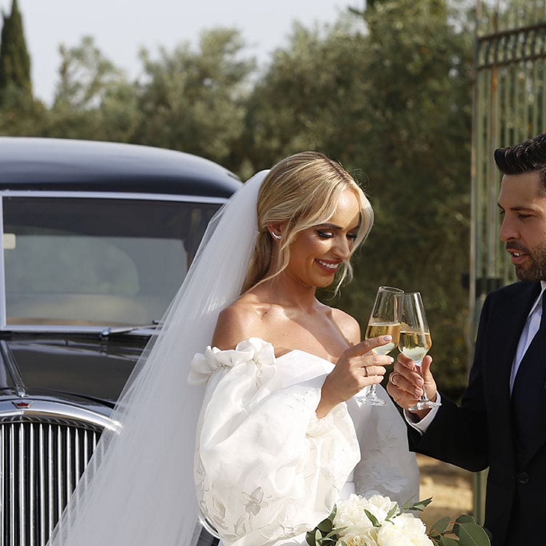 ¡Sí quiero! Jordi Alba y Romarey Ventura ya son marido y mujer